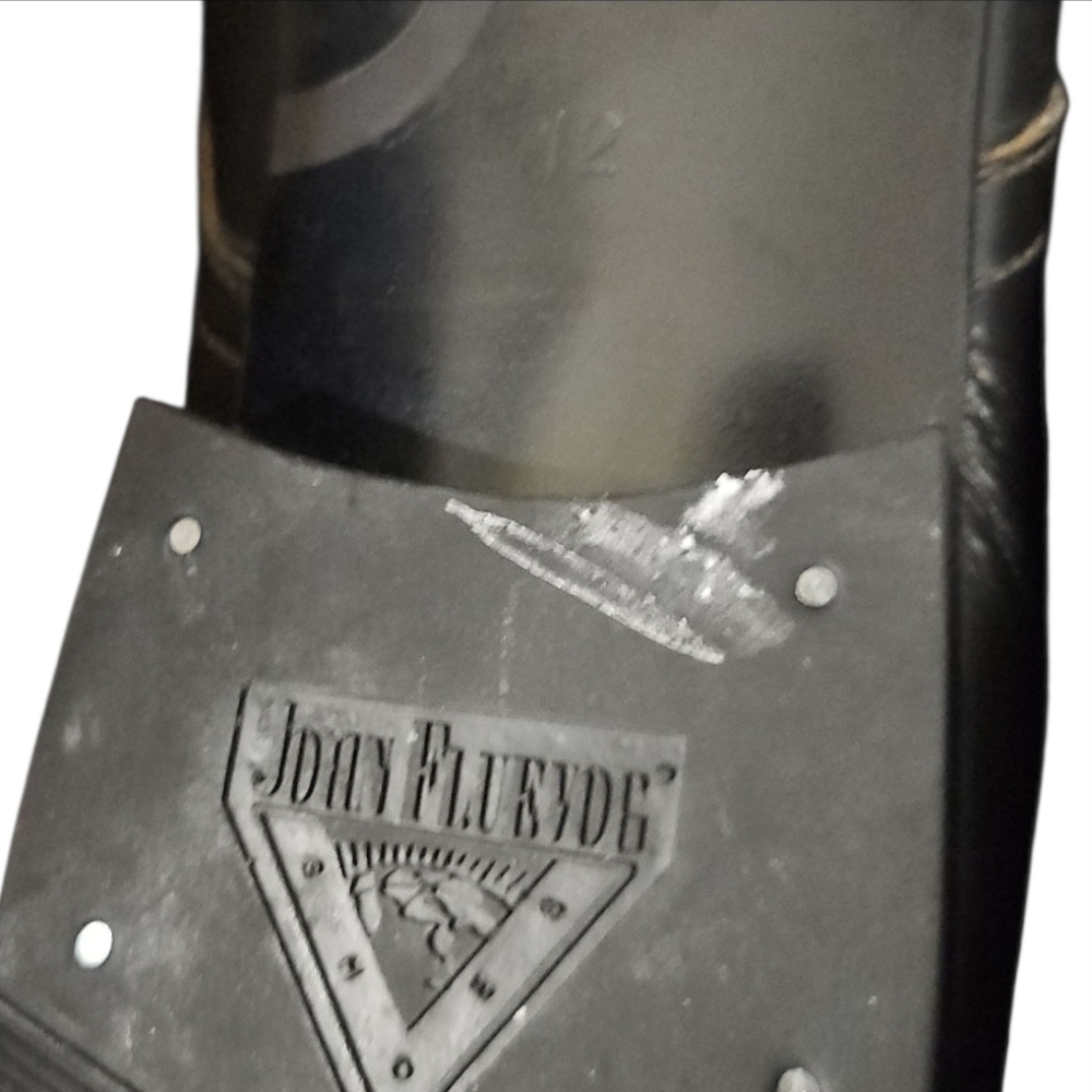 JOHN FLUEVOG | 'Kawasaki' Dark Leather Pointed-Toe Chukka Boots in Size US 12 - Picture 8 of 8